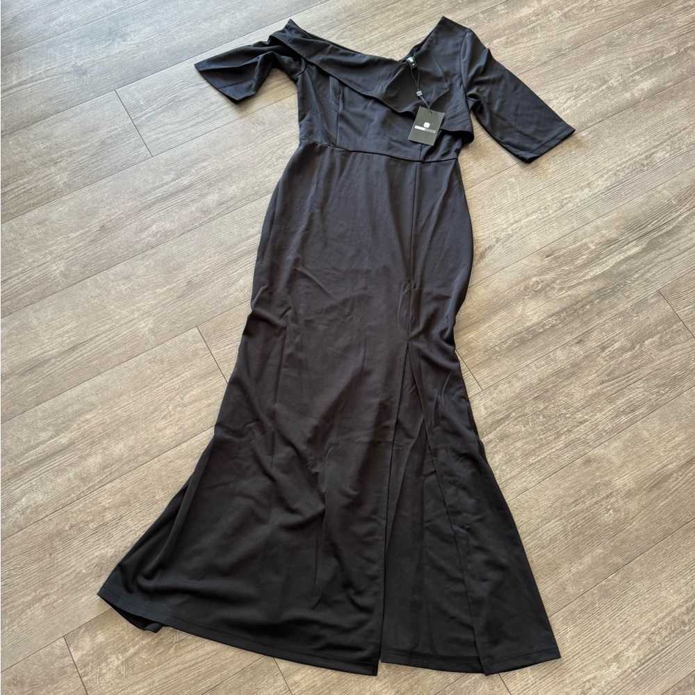 SOLD✨LAST PRICE🍒🤍 STYLEWE regular fit evening black maxi dress 💐 - Picture 10 of 16